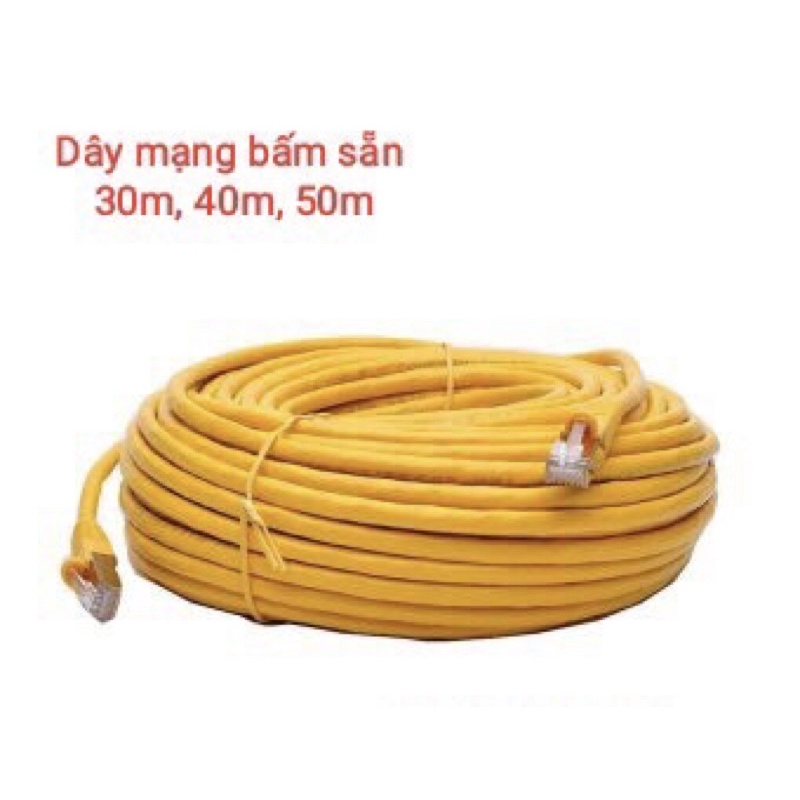 Dây mạng bấm sẵn 2 đầu, dài 40m