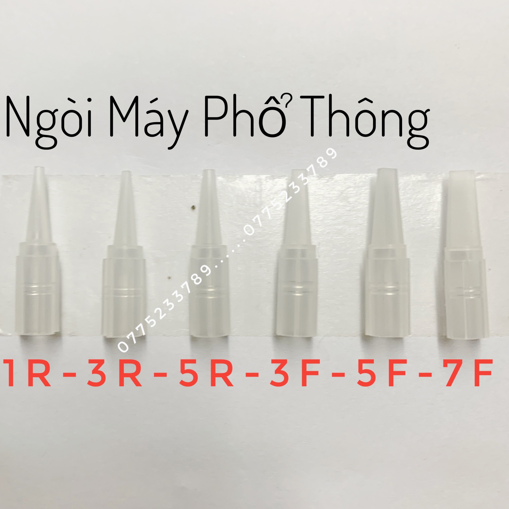 [HCM]Ngòi Máy Phổ Thông Ngòi Chụp Máy phun Xăm Phổ thông 100 chiếc