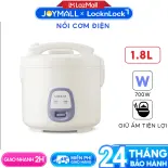 Nồi Cơm Điện LocknLock Electric Rice Cooker 1.8L EJR462IVY 700W, Hàng Chính Hãng, Giữ Ấm - JoyMall