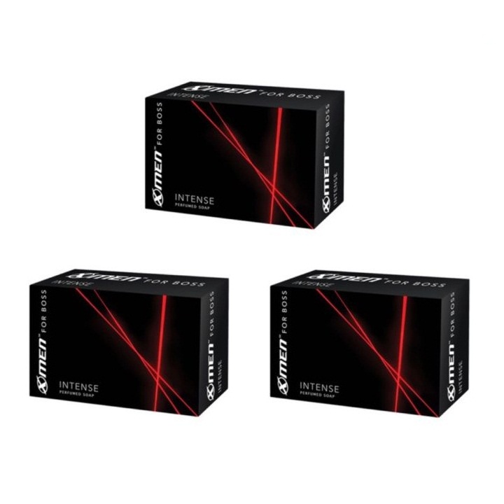 Combo 3 bánh xà bông nước hoa Xmen for Boss Intense Perfume 75Gx3