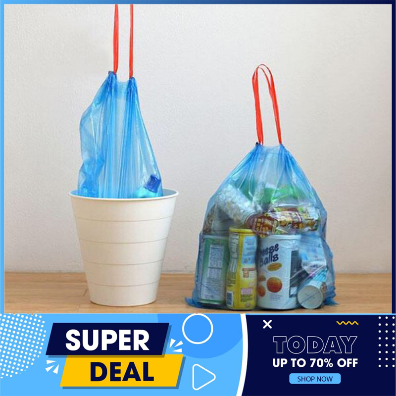 Combo 75 túi đựng rác sinh học, TÚI ĐỰNG RÁC TỰ PHÂN HỦY 1 CUỘN 15 TÚI - TÚI ĐỰNG RÁC BẢO VỆ MÔI TRƯỜNG - TÚI ĐỰNG RÁC TỰ TIÊU