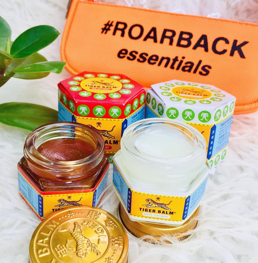 Dầu cù là con hổ tiger balm trắng/đỏ - hàng nội địa singapore