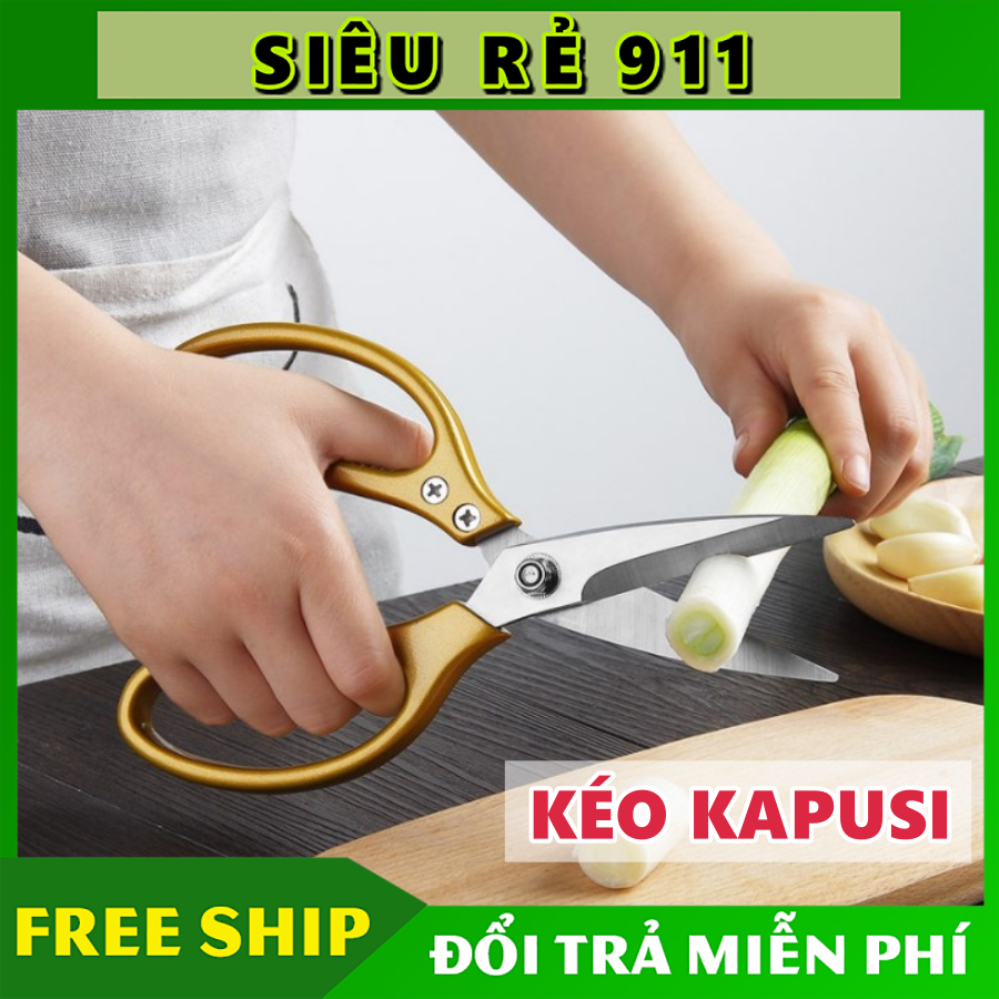 Kéo Nhật Kapusi Lưỡi Thép Hàng Chất Lượng