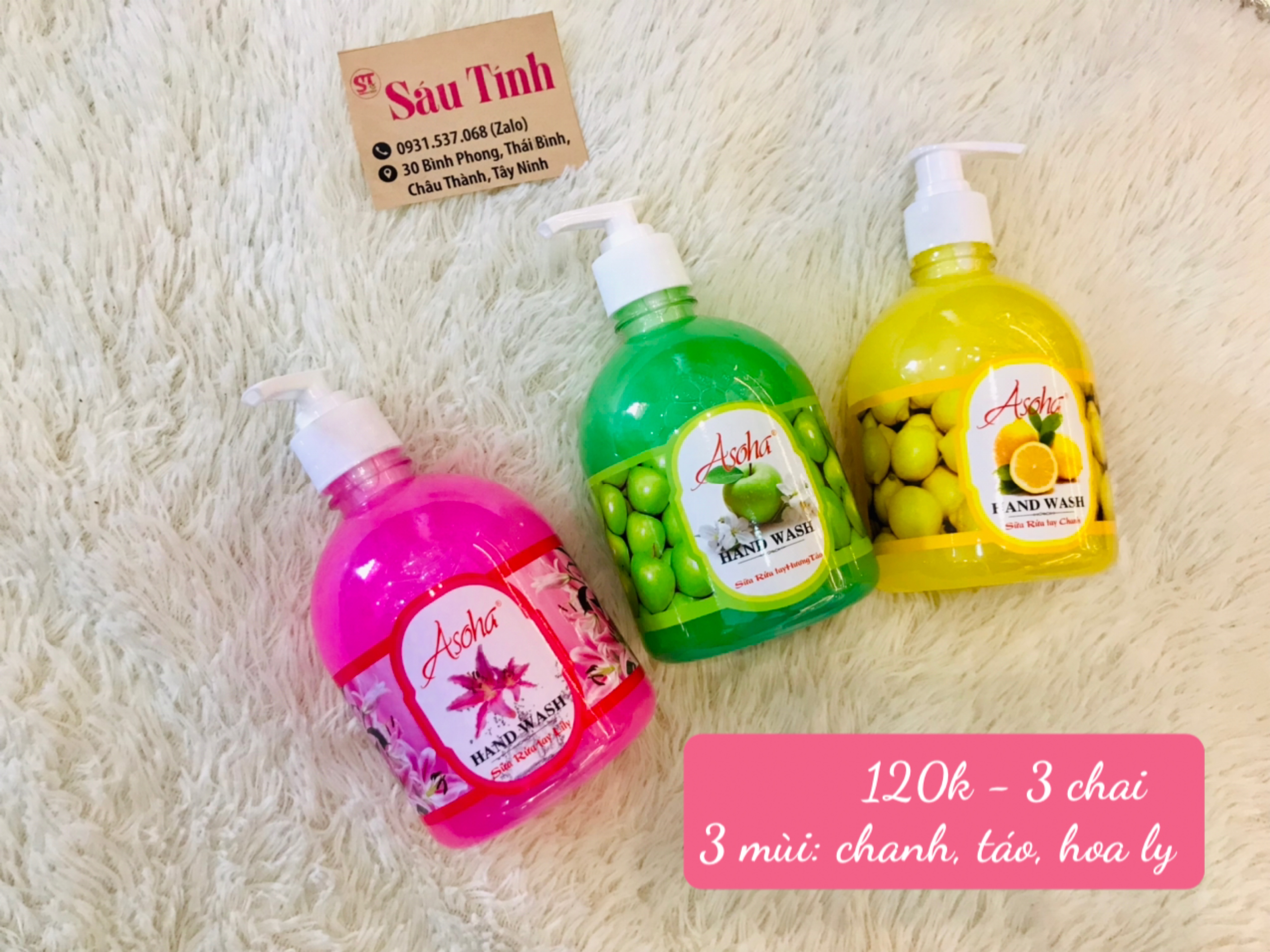 Nước rửa tay cao cấp ASOHA 500ml