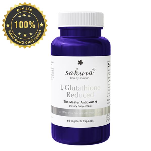 [HCM]Viên uống trắng da chống lão hóa Sakura L-Glutathione Reduced