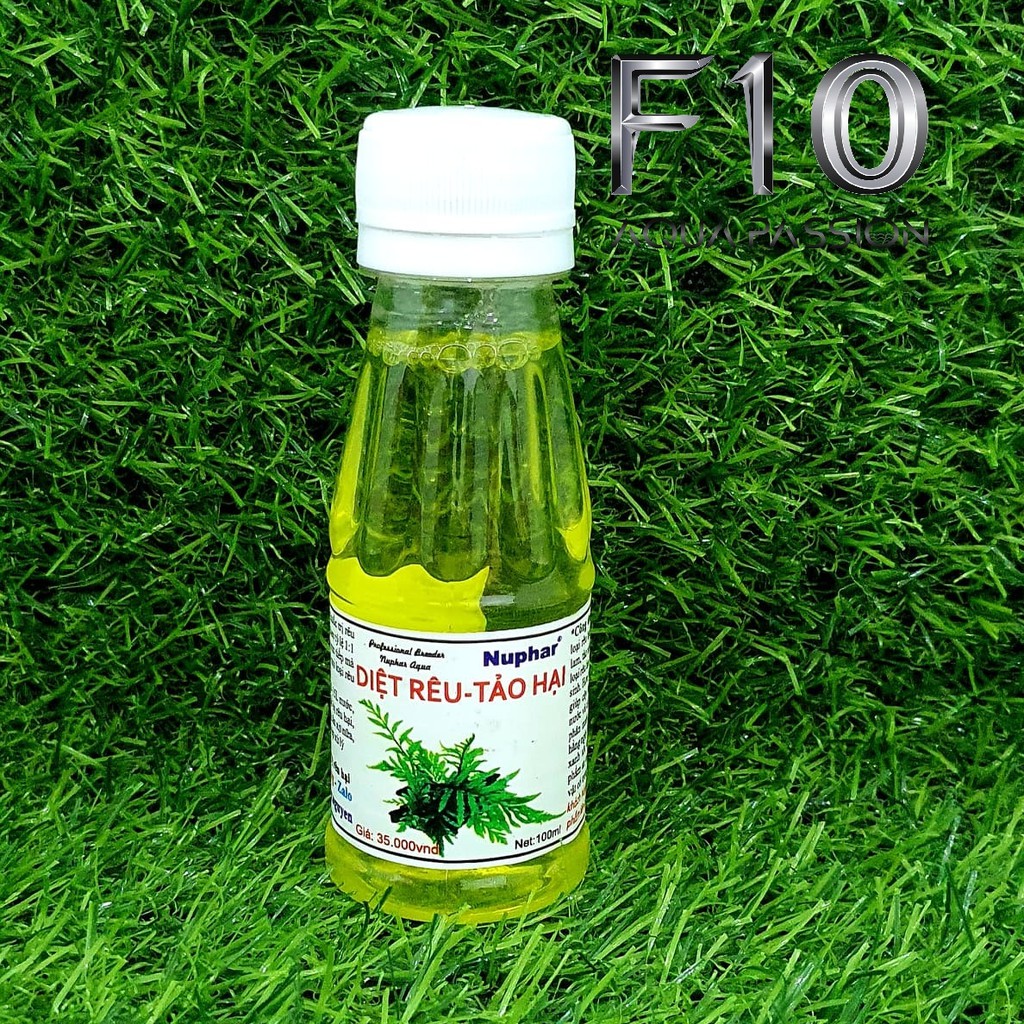 DIỆT RÊU TẢO HẠI - NUPHAR  Loại Bỏ Toàn Bộ Mọi Loại Rêu Hại Cứng Đầu Trong Bể Thuỷ Sinh