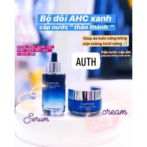 COMBO KEM DƯỠNG VÀ SERUM AHC CAPTURE
