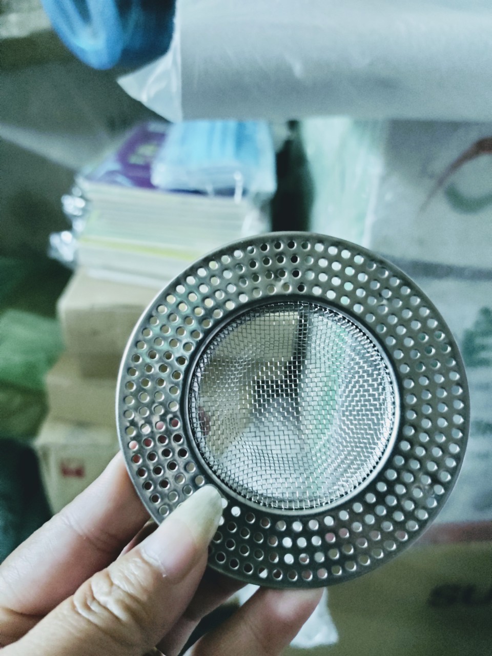 Lọc rác nhà tắm inox