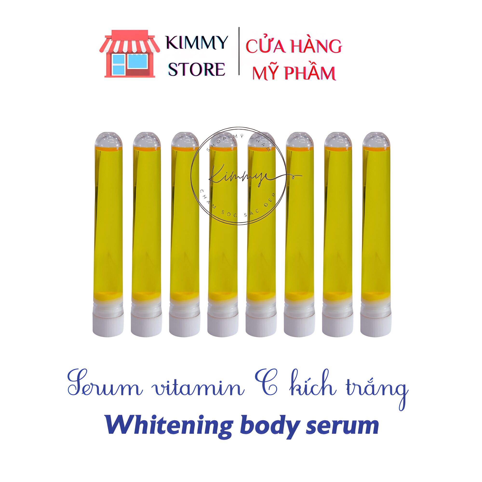 Lẻ ống nhựa 5ml serum vitaminc kích trắng