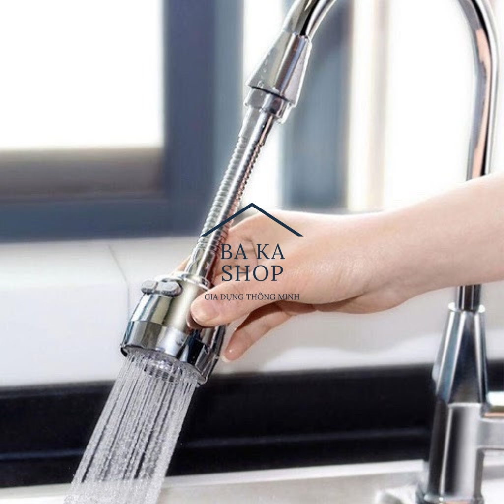 [FreeshipMAX] Đầu Nối Vòi Nước Rửa Bát Inox 2 Chế Độ Xả Nước VRB1 Cao Cấp, Có Bộ Lọc