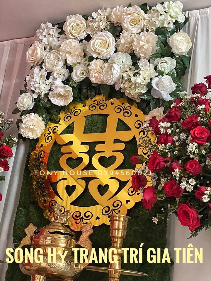 SONG HỶ TRANG TRÍ GIA TIÊN SANG TRỌNG NGÀY CƯỚI HỎI - TONYHOUSE