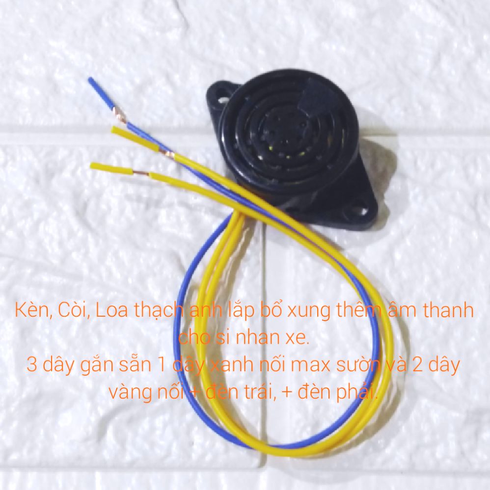 [HCM]Kèn còi loa cảnh báo si nhan trái phải cho xe gắn máy xe đạp điện xe hơi...