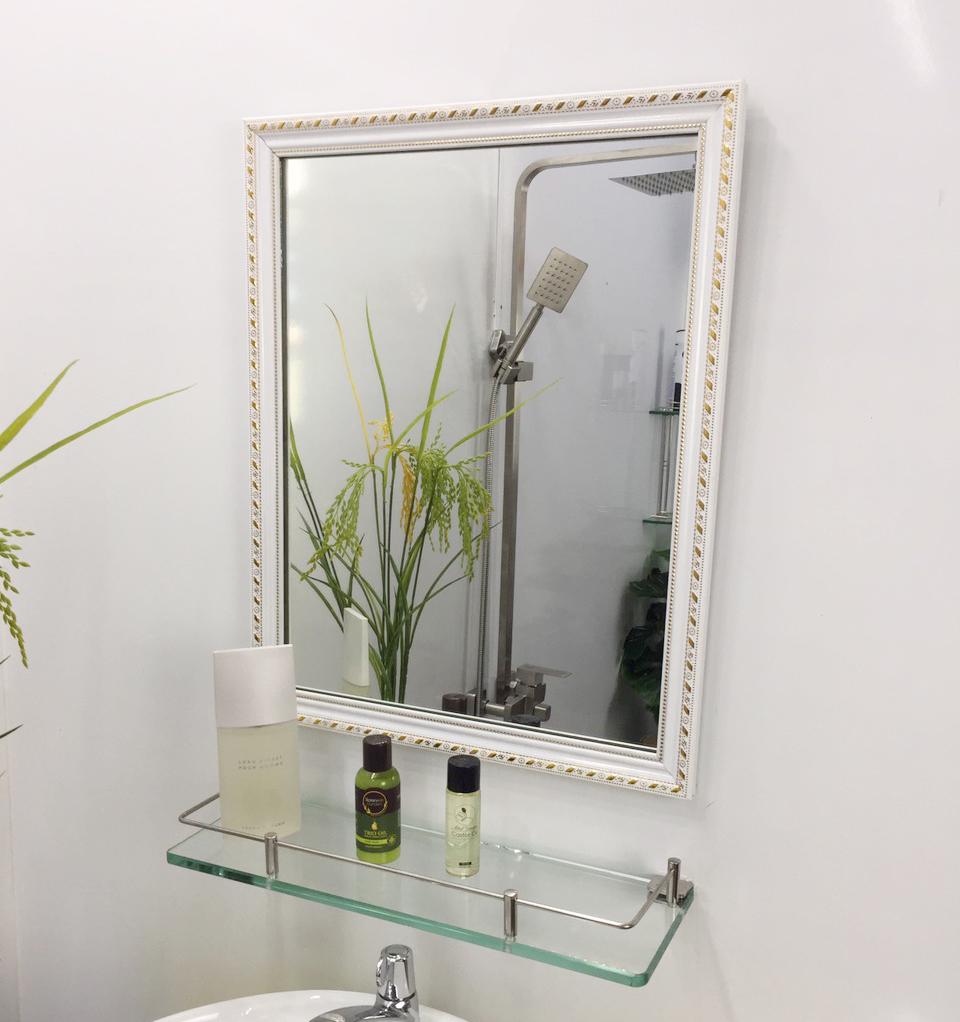 Gương soi Kibath có khung kích thước 40x50 cm