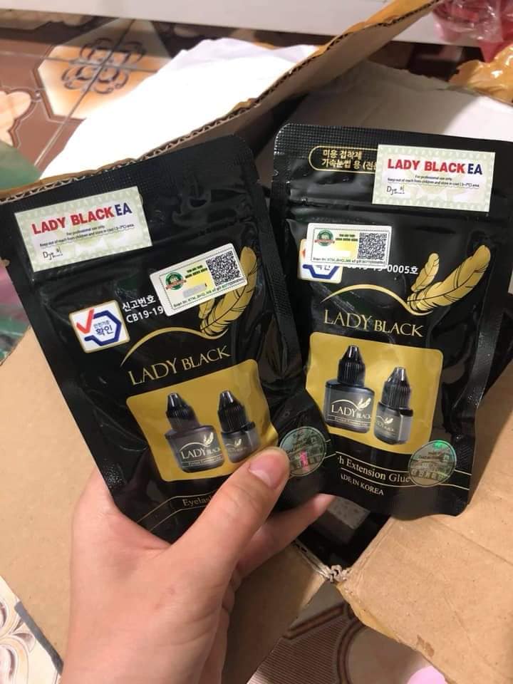 keo lady black nối mi