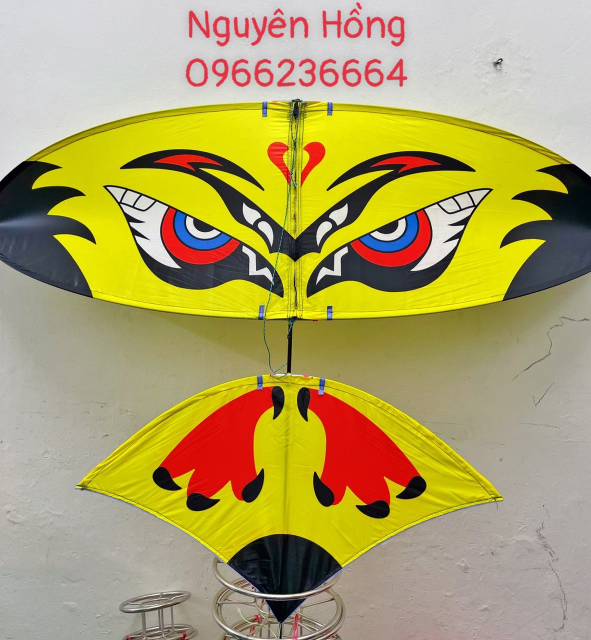 Diều lắp ghép 1m7 cacbon hàng in hình sắc nét