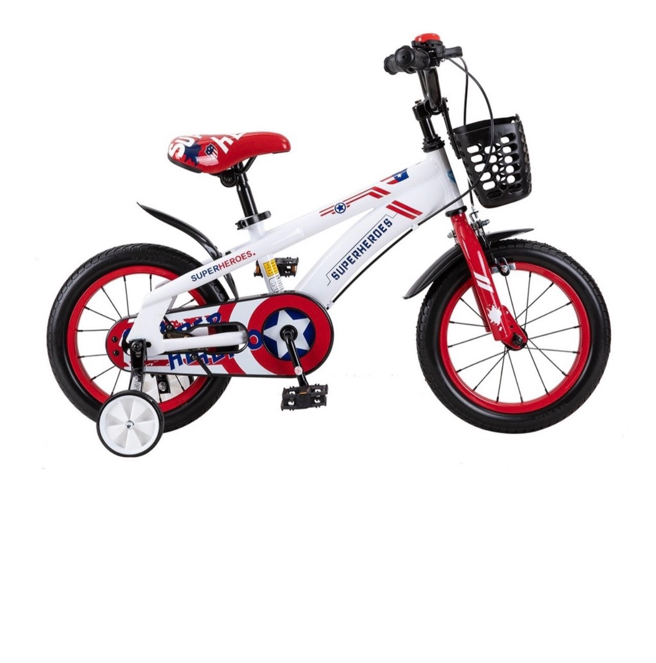 Xe đạp trẻ em cao cấp topright kb50 - super hero size 12-14-16-18- hàng nhập khẩu chính hãng
