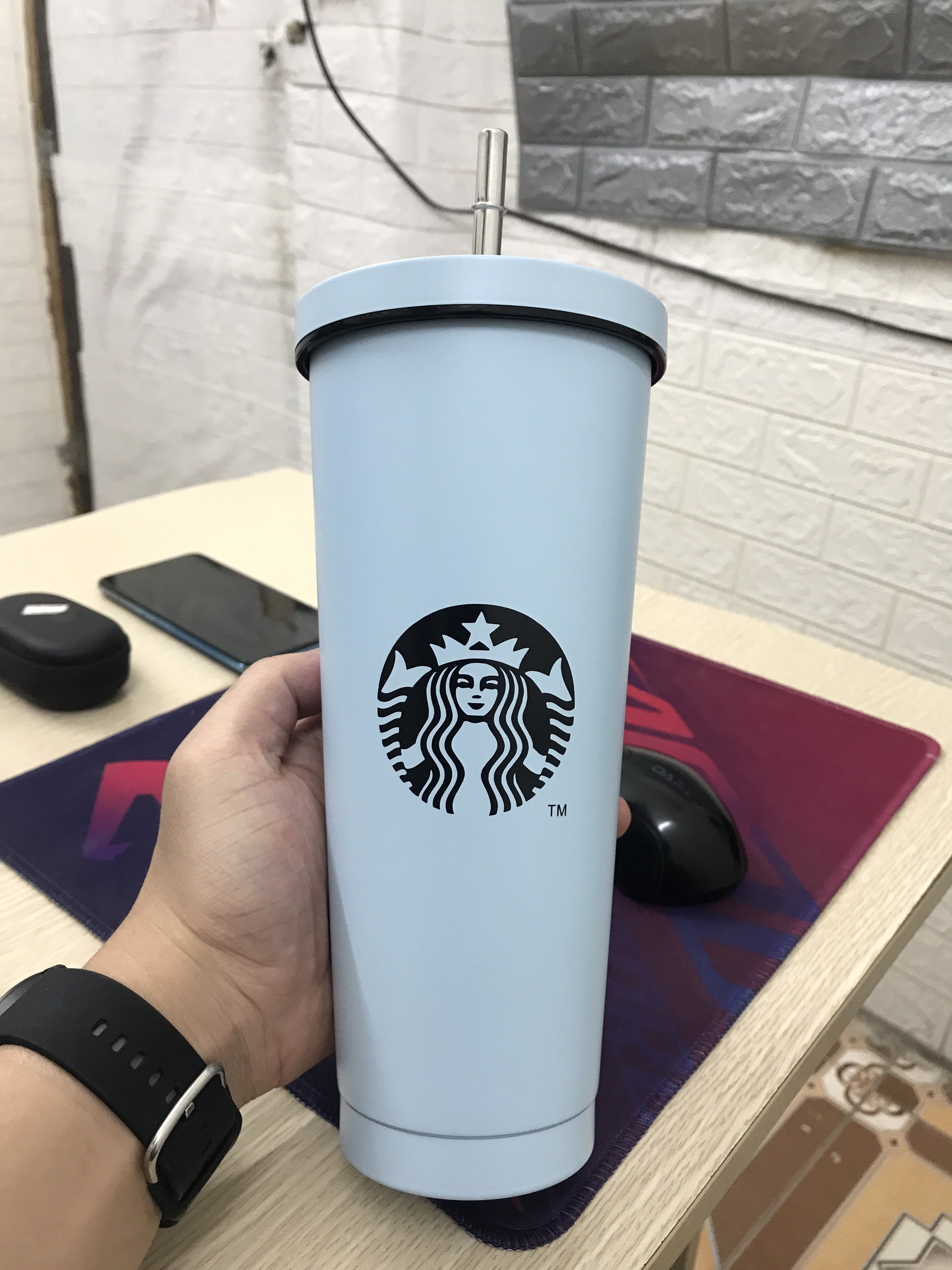 Ly Starbucks Inox 750ML Sang Trọng
