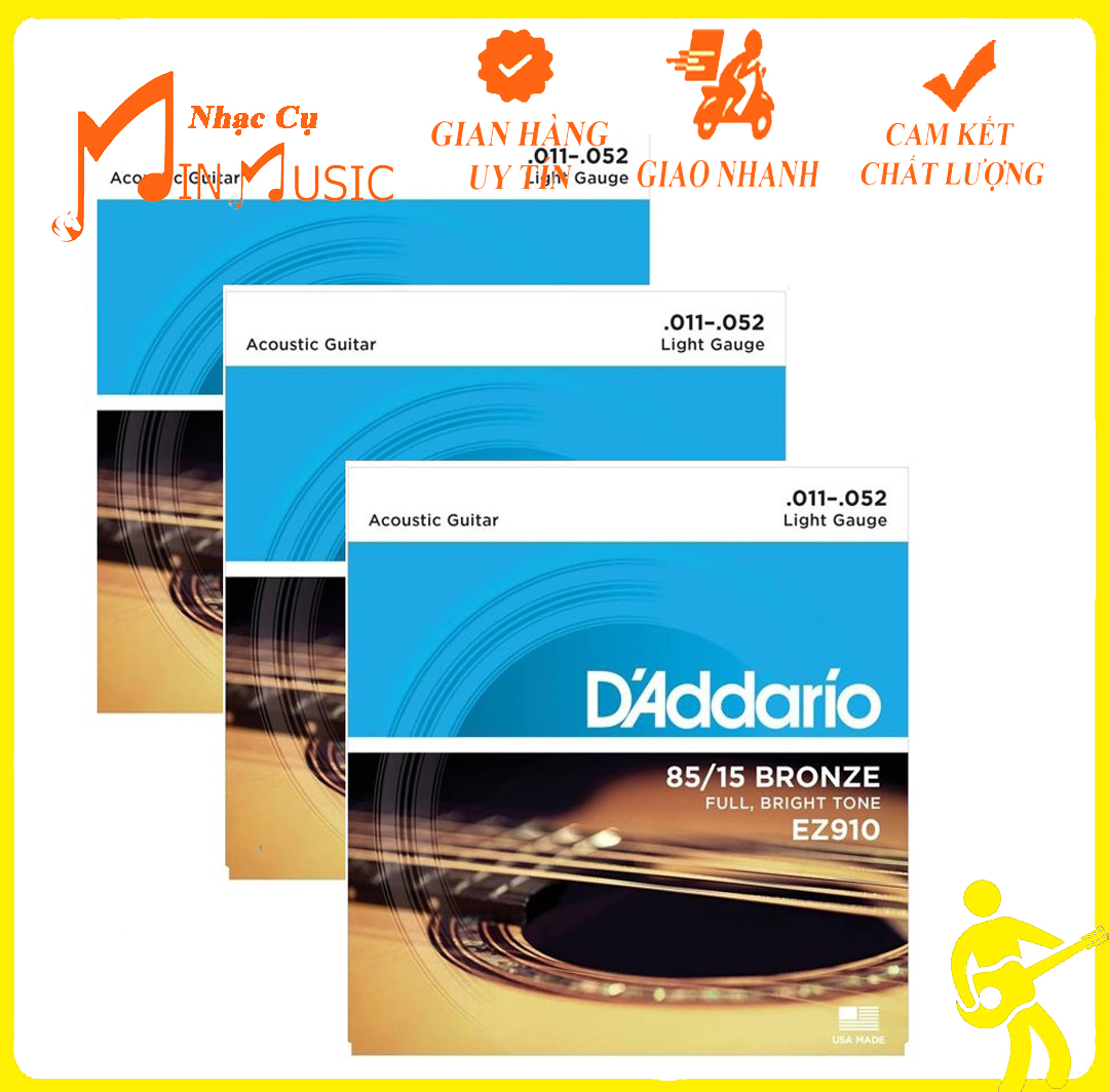 Dây đàn guitar acoustic D'Addario EZ910
