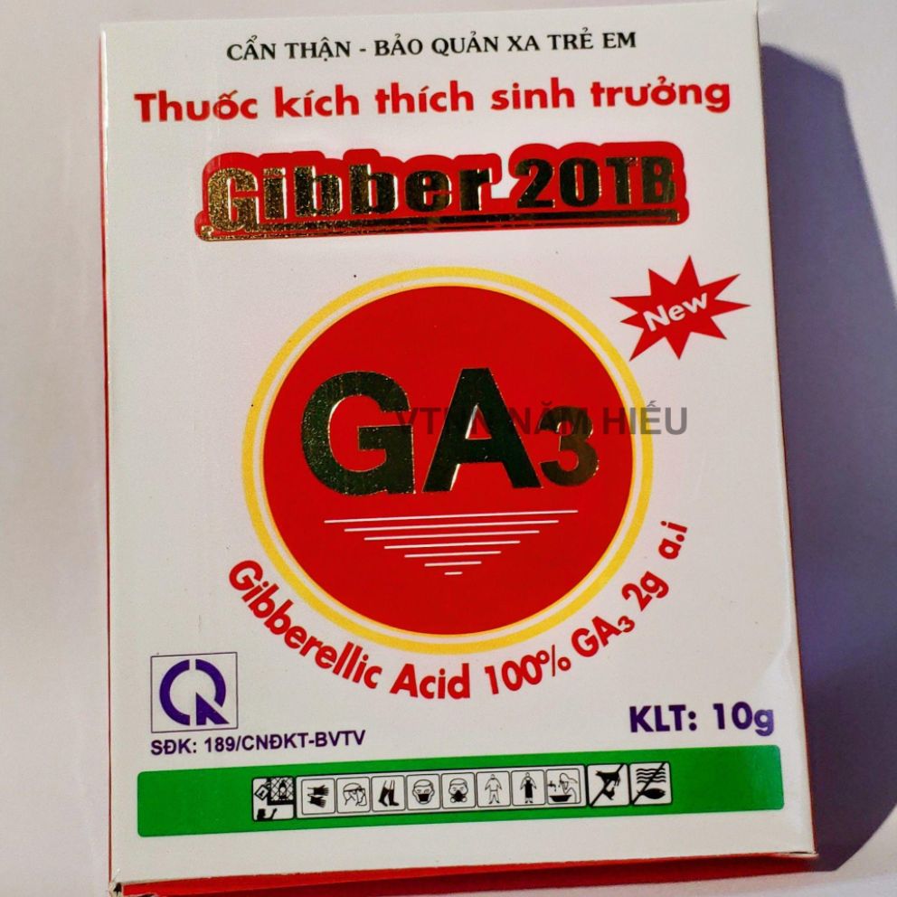 GIBBER 20TB GA3 - viên 10g - điều hòa sinh trưởng cây trồng