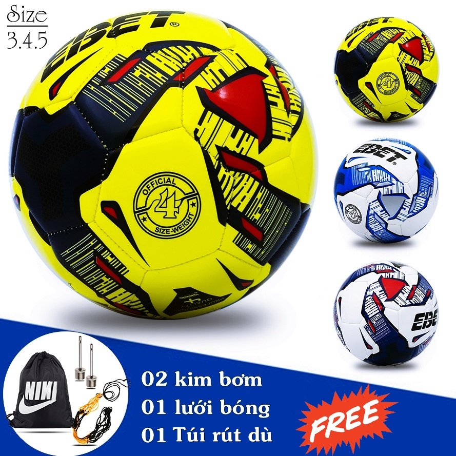 ┅♈۩ Bóng Đá Động Lực Chính Hãng Trái Banh Bách Hiền Số 3 4 5 Đủ Size Trẻ Em Người Lớn Thi Đấu Sân Cỏ Nhân Tạo Tự Nhiên