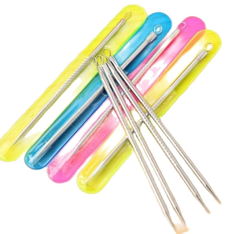 Combo 3 Cây nặn mụn khắc Lazer 2 đầu inox không gỉ