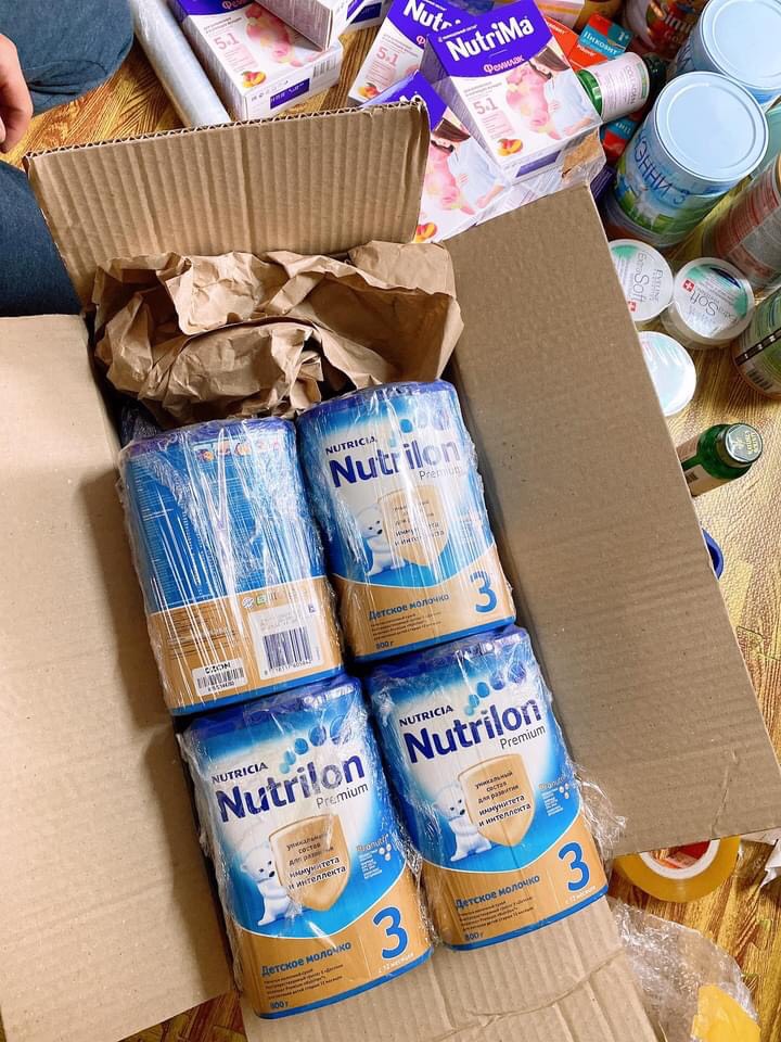 Hàng xách tay Nga. Sữa Nutrilon 800gr hàng nội địa Nga. Số 4 cho bé từ 18 tháng. Sữa phát triển chiều cao và trí não. Vị thơm, ngon, thanh thanh, không nóng. Nutricia. Hàng Air chuẩn. Khánh Linh Air - Mẹ Lambo
