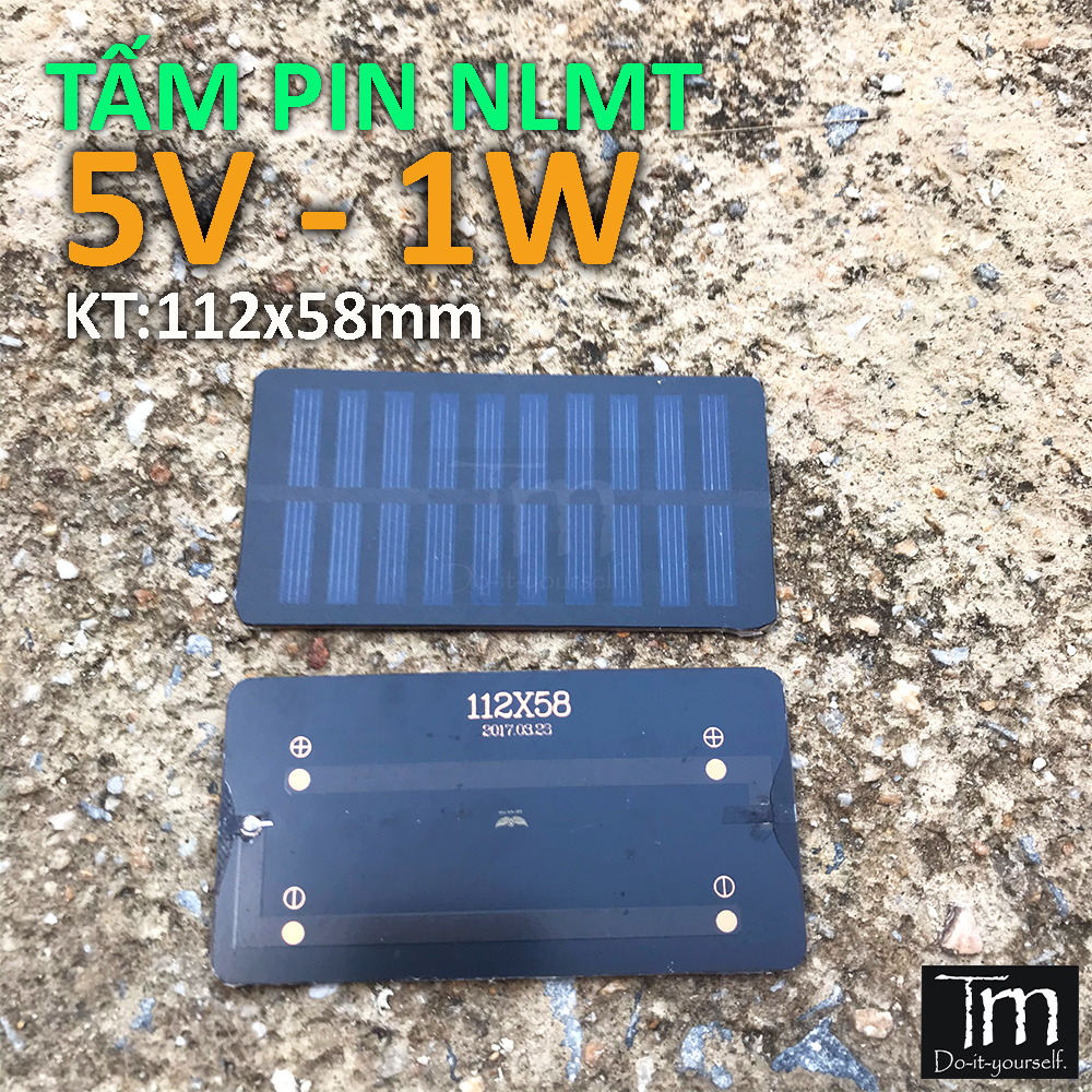 Tấm pin năng lượng mặt trời mini 6v 1w