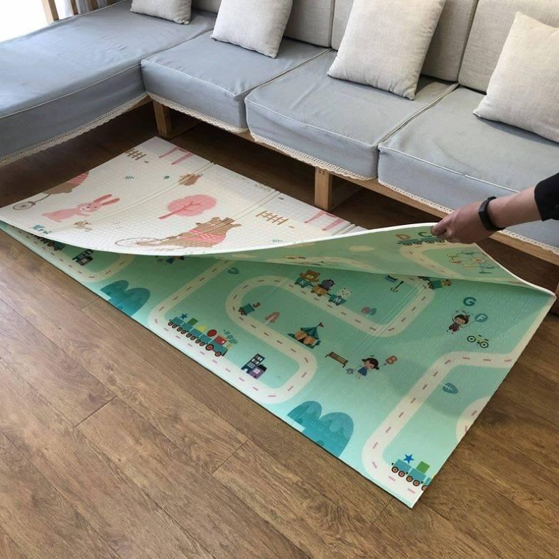 Thảm Chơi Cho Bé Công Nghệ Hàn Quốc   ;   Thảm xốp XPE Silicone (còn gọi là Bọt cách nhiệt XPE-một loại vật liệu cao cấp) ;  Loại 1.8mx2m