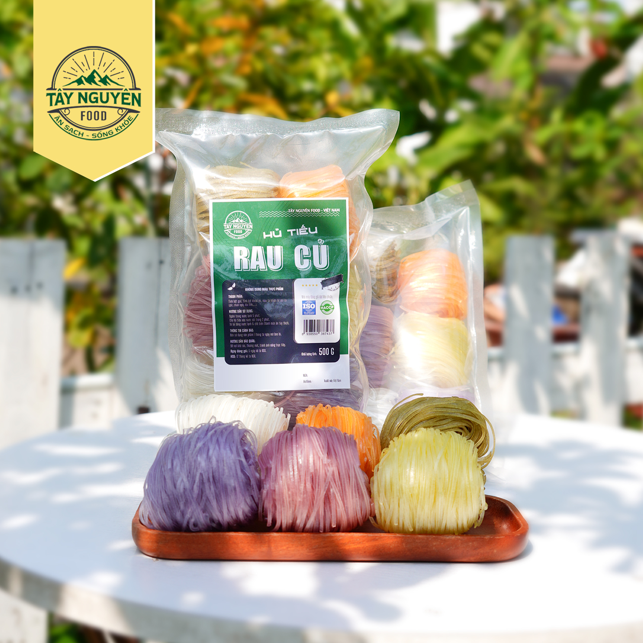 Hủ tiếu rau củ nguyên chất healthy Tây Nguyên Food - Việt Nam 500g