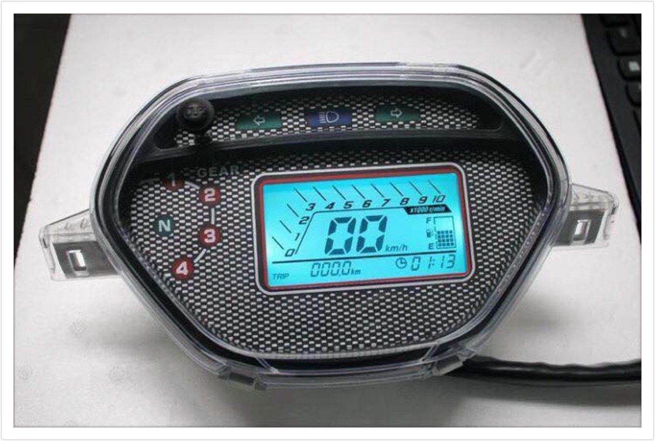 đồng hồ xe wave nhỏ, wave 110, wave TQ điện tử