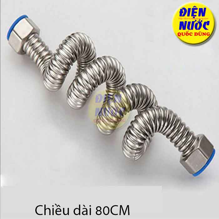 Dây cấp nước nóng lạnh inox 40cm/80cm loại tốt