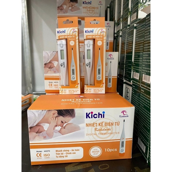 Nhiệt kế điện tử Kichi tiện lợi an toàn cho bé - KAWAII BABY