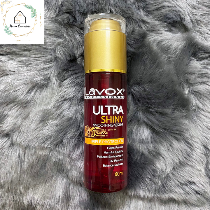 Serum huyết thanh dưỡng bóng tóc lavox 60ml phục hồi tóc hư tổn
