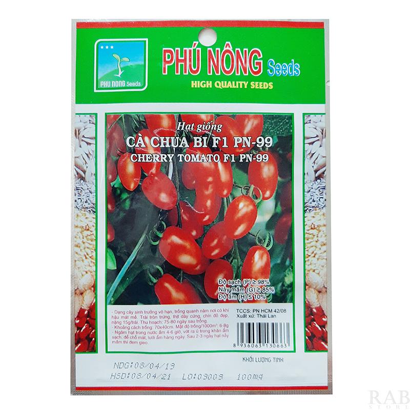 [HCM]Hạt giống cà chua bi F1 sai hoa sai quả kháng bệnh cao xuất xứ Thái Lan