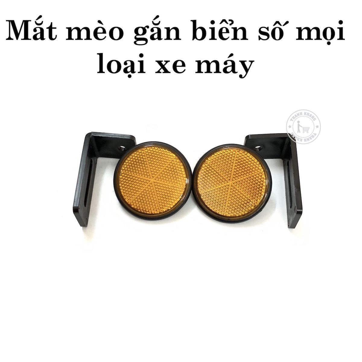 [HCM]Mắt mèo bắt biển số xe máy có kèm pat giúp an toàn cho xe bạn khi đi ban đêm ngoài ra con trang trí cho xe bạn thêm phần cá tính nổi bật có nhiều màu tha hồ lựa chọn thanh khang !