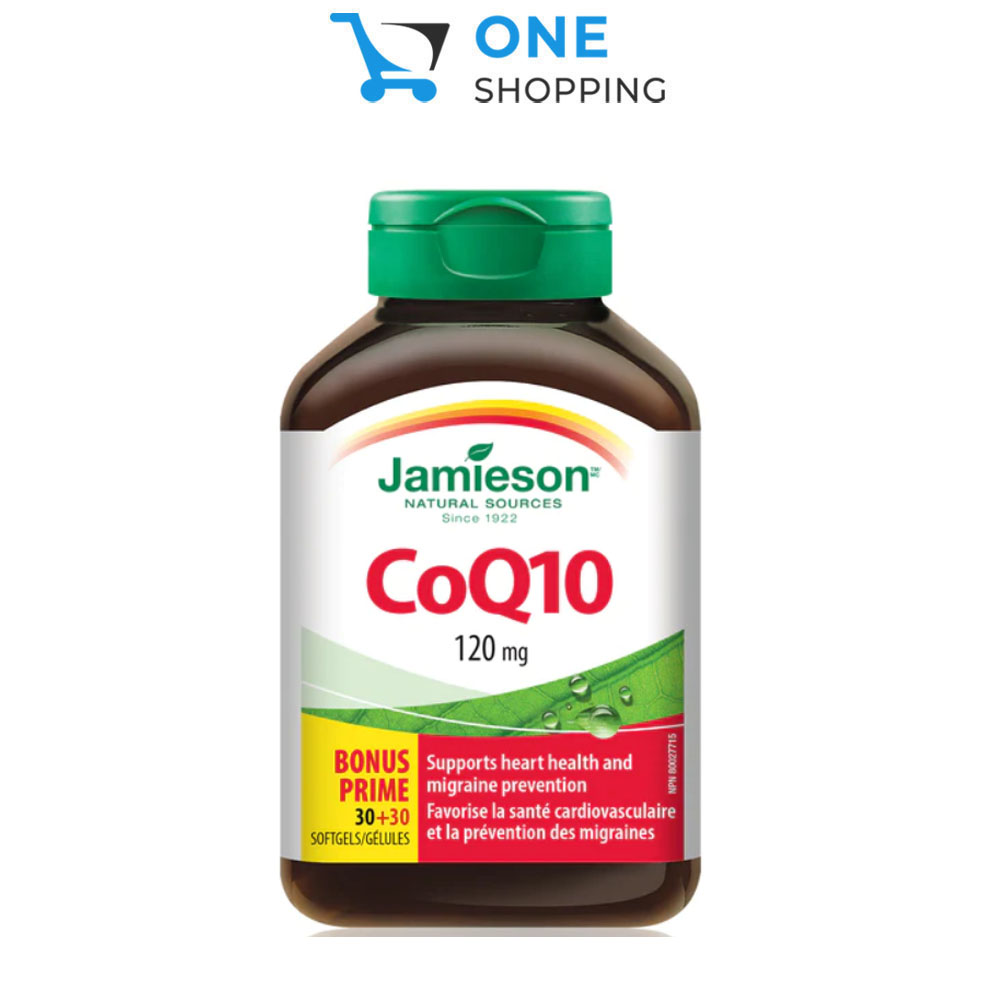 Viên Uống Jamieson Bổ Sung CoQ10, 120mg 60 Viên