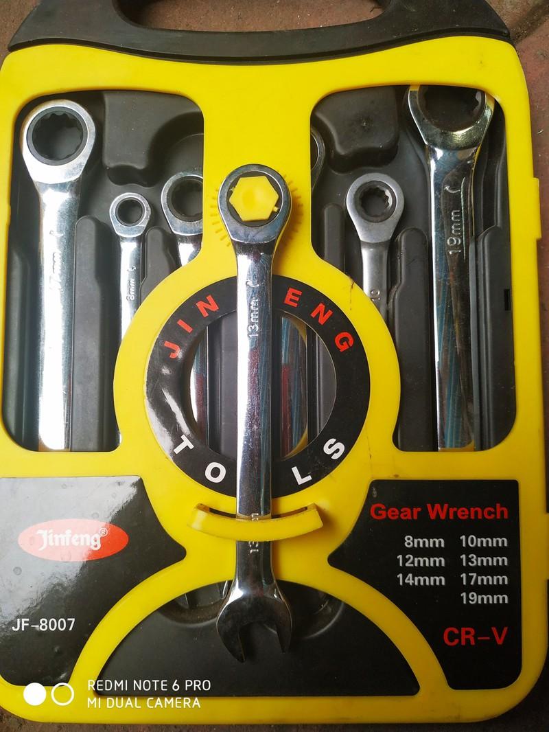 Cờ lê vòng miệng tự lắc - Bộ cle đa năng 8-19mm tiện dụng - CL8-19