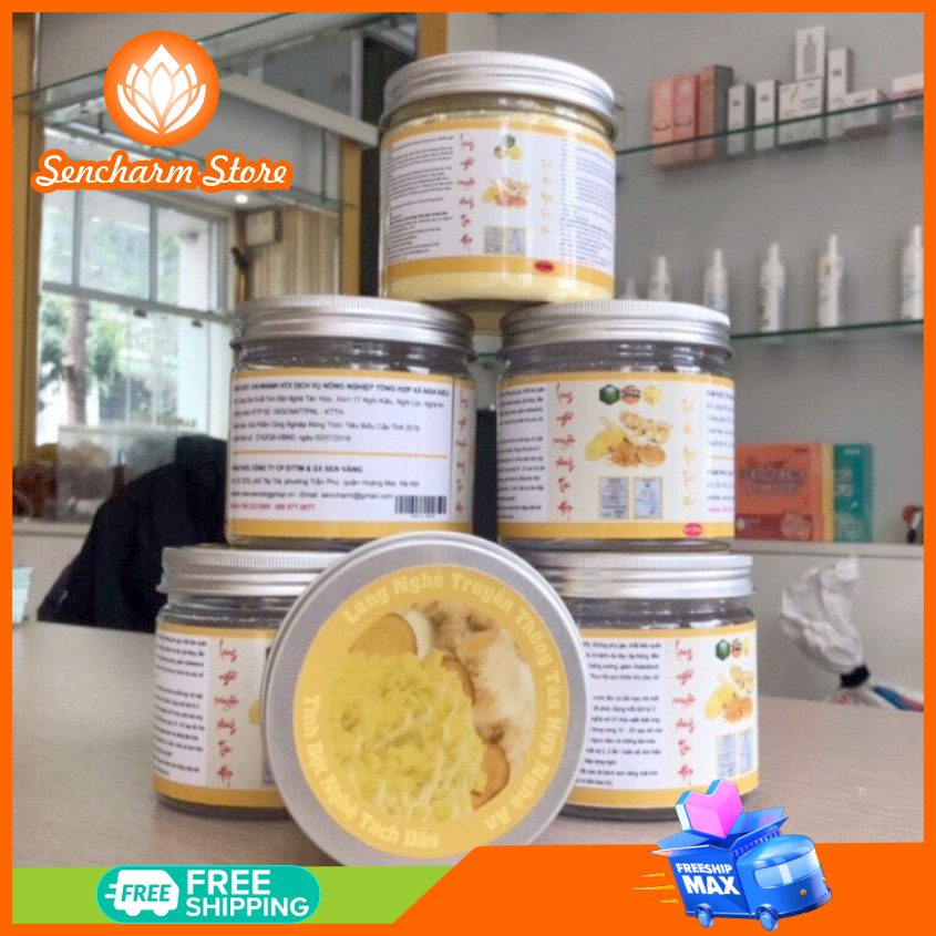 [HCM][CHÍNH HÃNG] Tinh bột nghệ tách dầu nguyên chất - SENCHARM - Dùng đắp mặt hoặc có thể pha uống