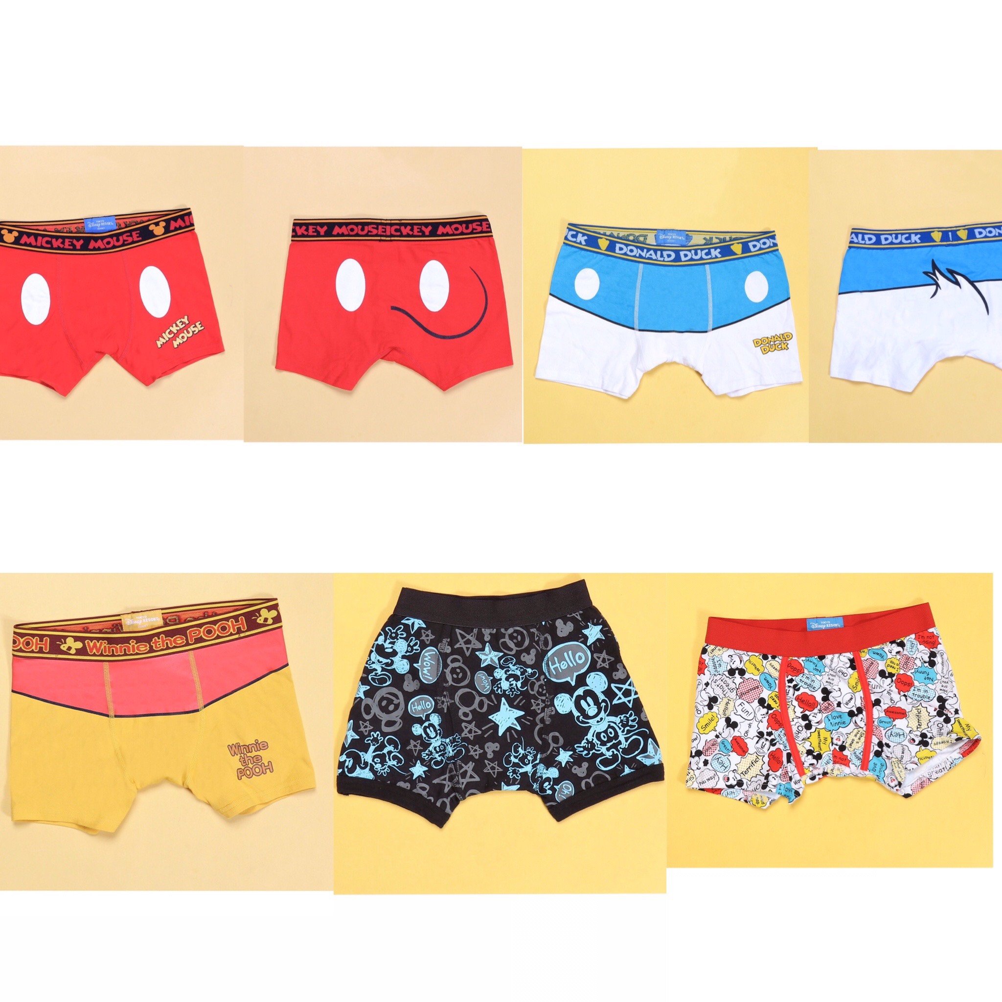 [HCM]Set 2 quần chip đùi Disney bé trai xuất xịn 2-16Tuổi