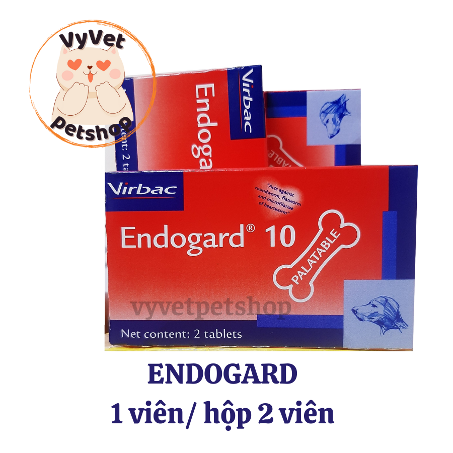 Endogard tẩy giun sán, giun tim cho chó