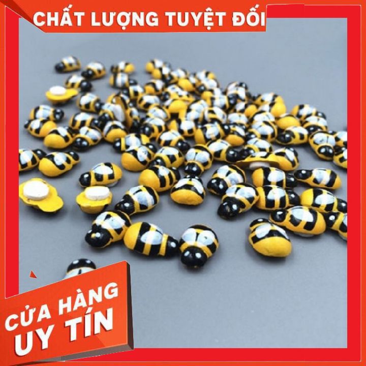 Bọ ong vàng mini phụ kiện trang trí tiểu cảnh