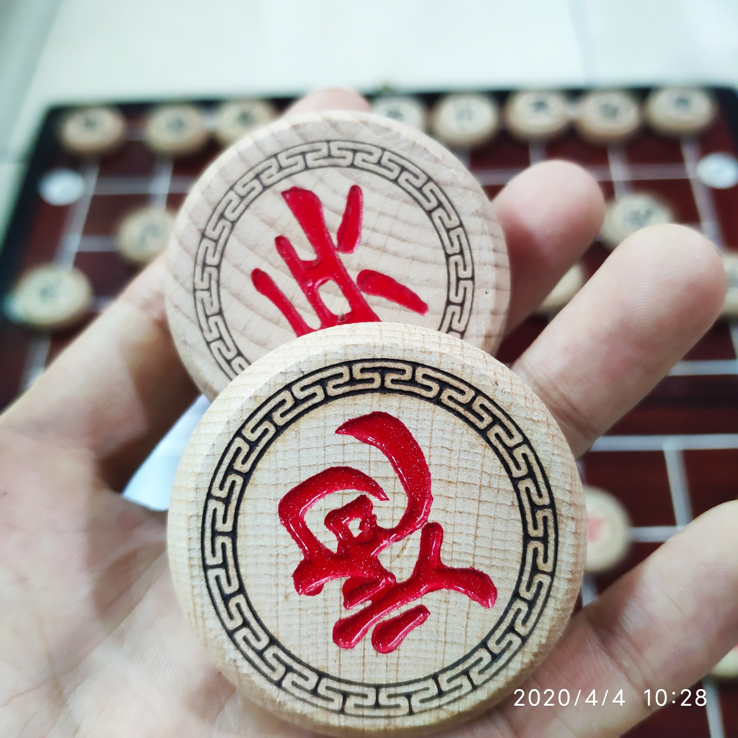 Quân cờ gỗ sồi cao cấp