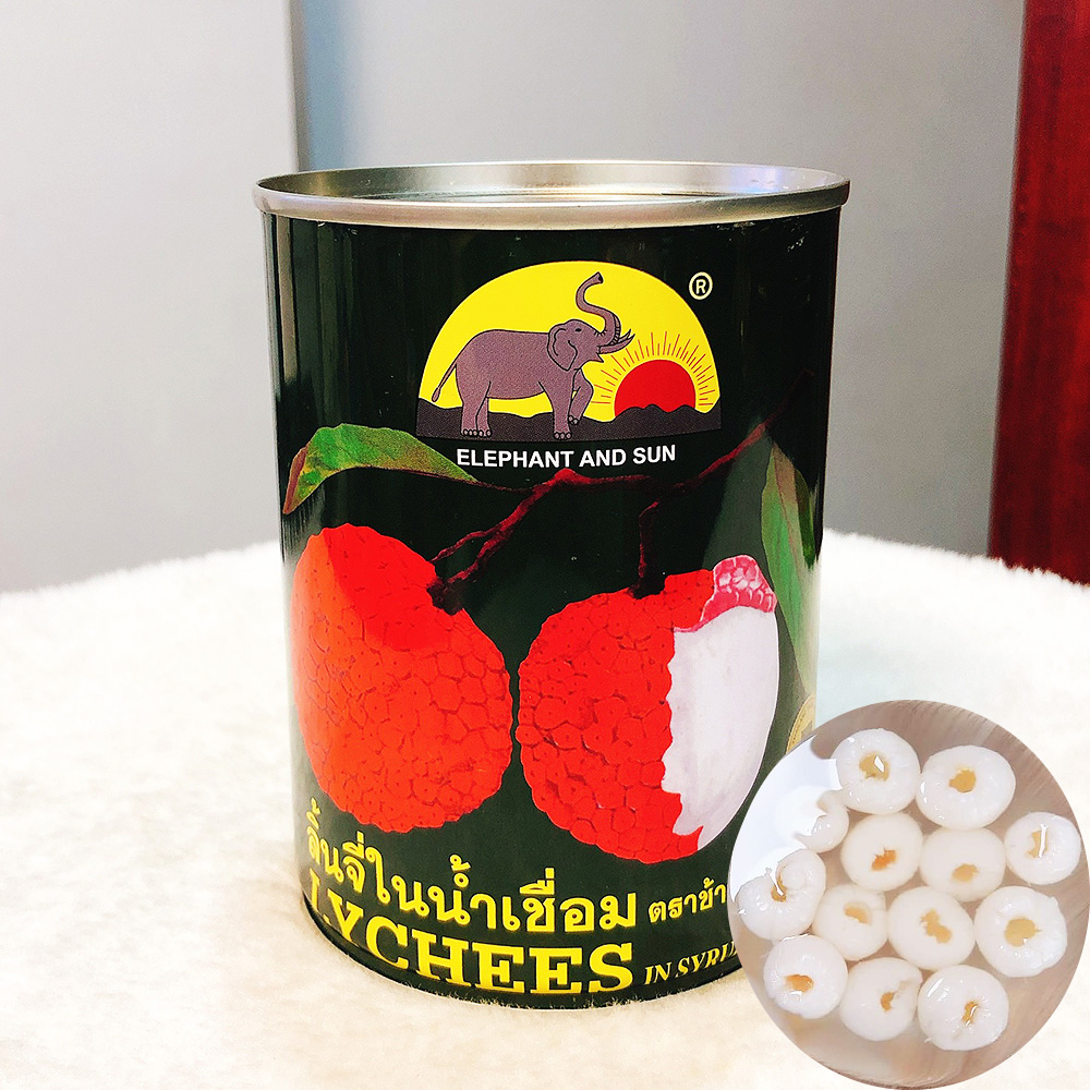 [VẢI THIỀU NGỌT GIÒN] Hộp x 565gr Trái Vải đóng hộp Lychees Thái Lan. (Date: mới 24 tháng)-[ 12.12 Hot Deals ]