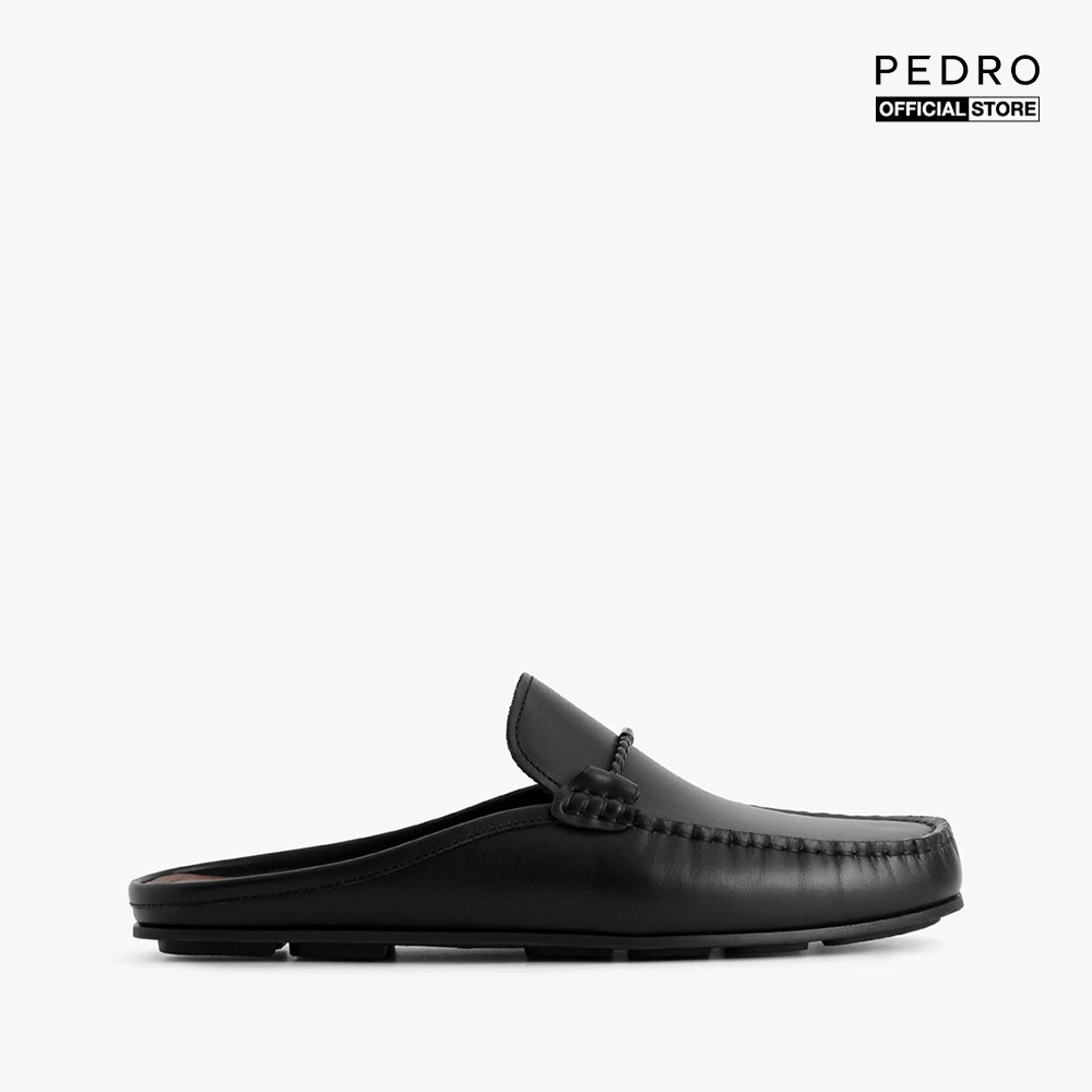 PEDRO - Giày lười nam mũi tròn hở gót thời trang PM1-65980248-01