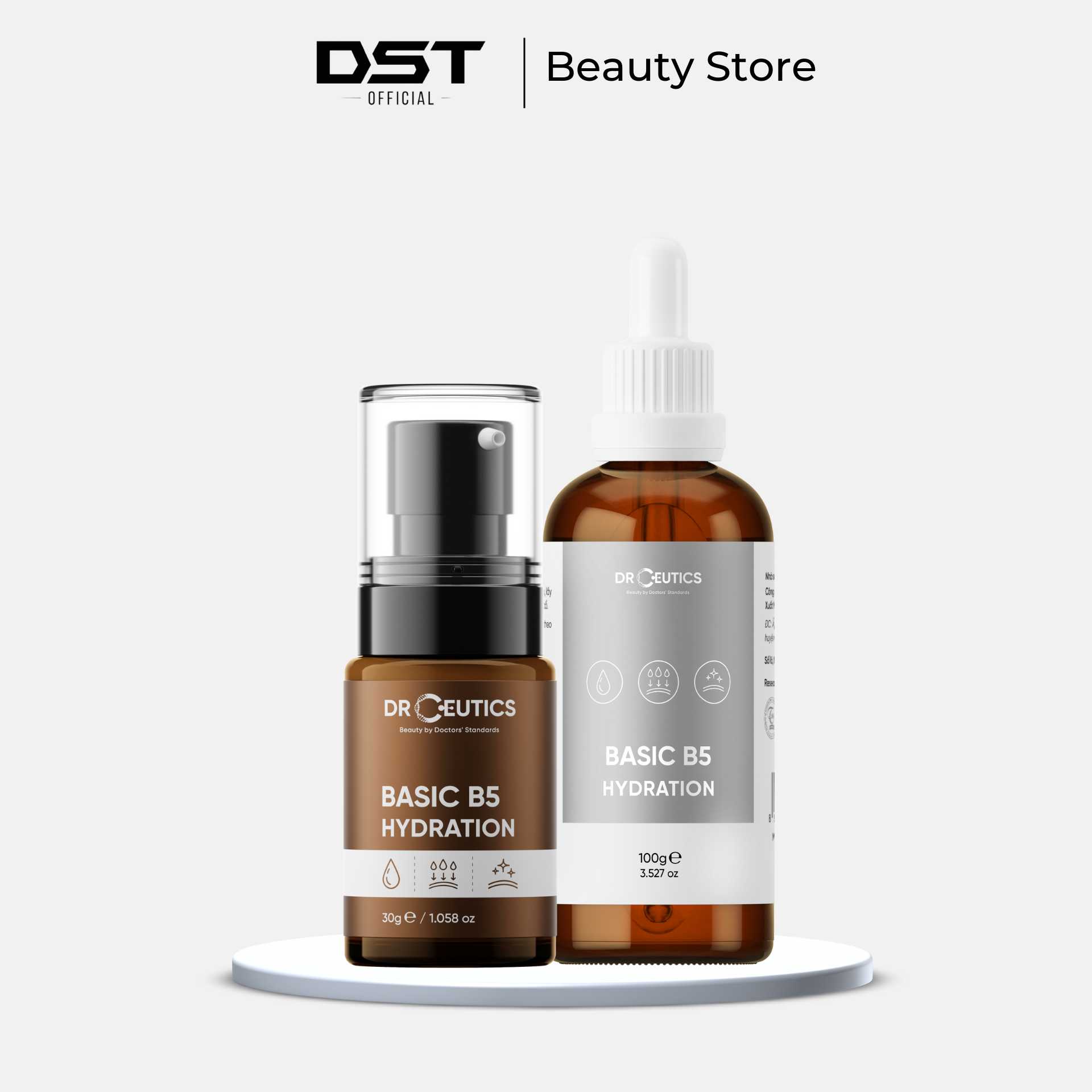 Tinh Chất B5 Basic Hydration DrCeutics Cho Da Dầu Mụn