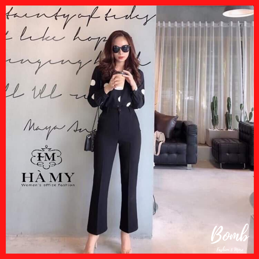 Quần ống loe dài vải tuyết mưa cực đẹp siêu hack dáng hot hit, quần vải ống bass cực đẹp, phối đồ sang chảnh, giá hấp dẫn - Bomb Unisex