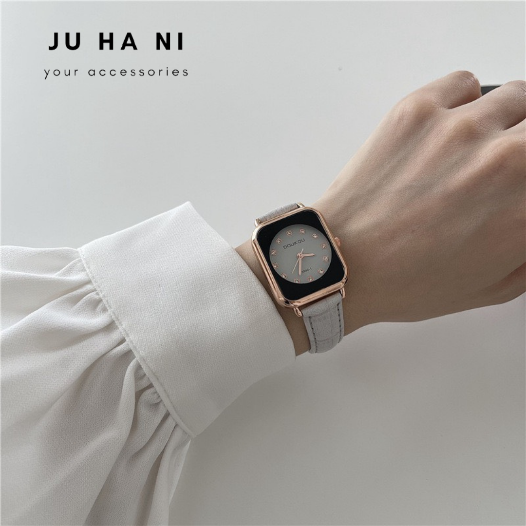 Đồng hồ nữ mặt vuông thương hiệu BOLUN thanh lịch phong cách Hàn Quốc - DHV25