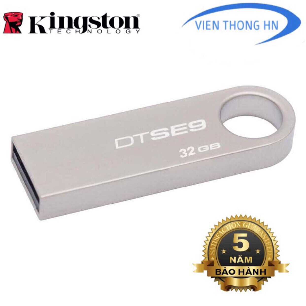 USB 2.0 Kingston DataTraveler SE9 32GB (bạc)