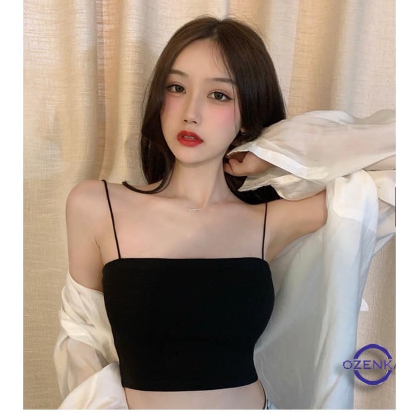 Áo 2 dây ôm body sexy chát thun tăm dây sợi bún hàn quốc, PHUONGMART, Áo 2 dây nữ, áo 2 dây sexy, áo 2 dây bún, áo 2 dây croptop, áo ngực 2 dây, áo thun nữ, áo 2 dây cúp ngực, áo thun nữ