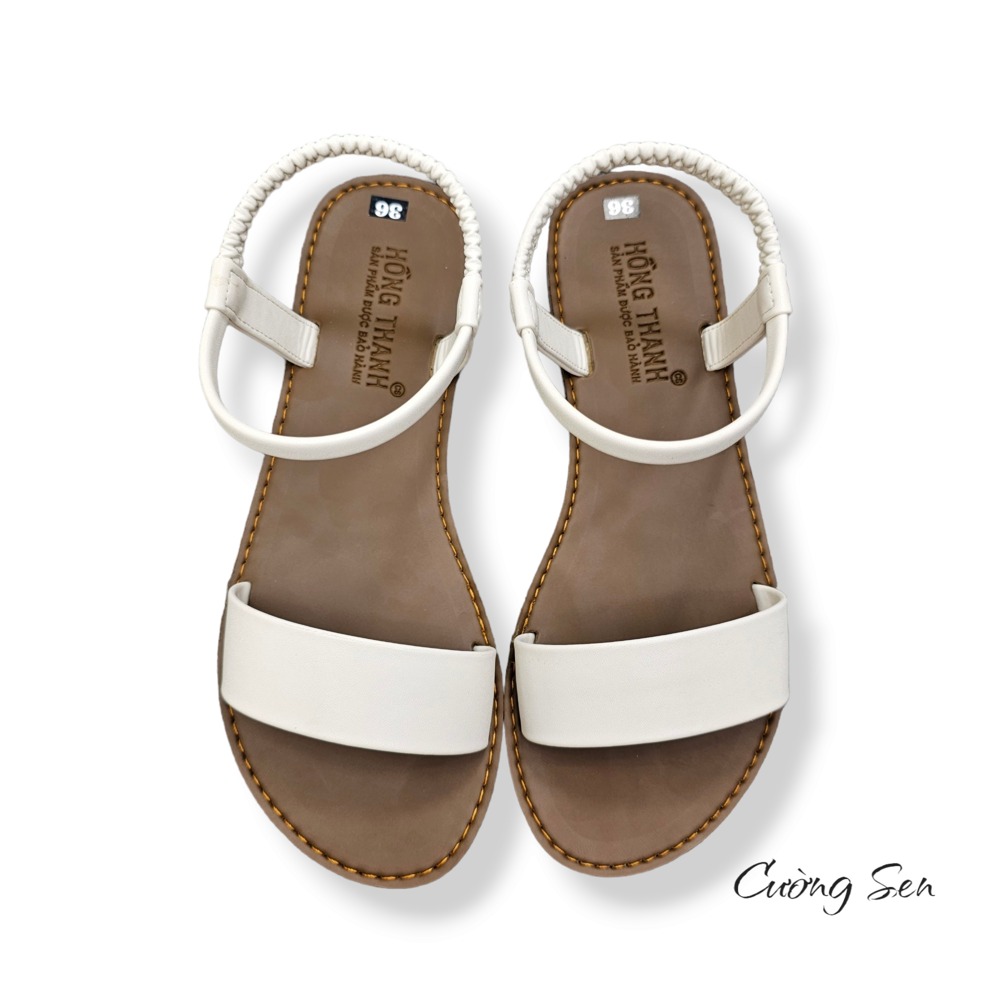 Sandal hậu thun quai bản - TS04 - có bigsize, đế cao su xịn mềm dẻo êm chân ,chống trơn trượt ,hình thật, rất bền , giày dép Cường Sen - 2